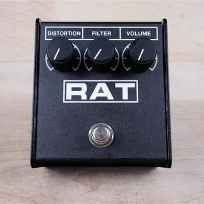 ProCo Rat 2 (Flat Box) Distortion 2000 Black Made in USA w/ Box, Warranty Card image 2