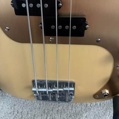 Squier 40th Anniversary Vintage Edition Precision Bass - Satin Vintage Blonde image 4