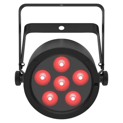 Chauvet DJ SLIMPARQ6ILS RGBA LED DMX Wash Light Fixtures 8 Pack w Carry Bag image 5