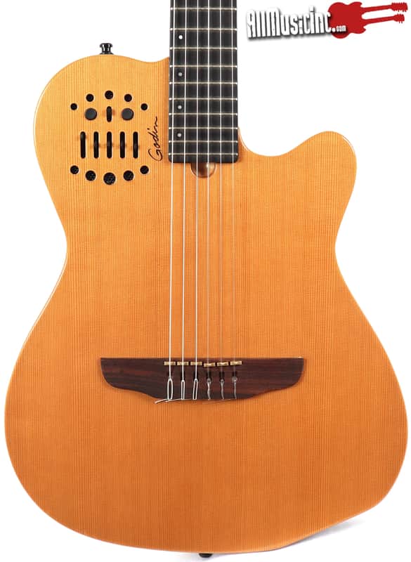 Godin Multiac ACS SA Nylon String 13-Pin Natural Acoustic Electric Guitar w/ Gig Bag image 1