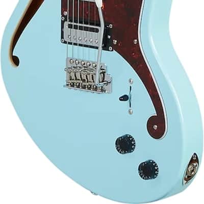 D'Angelico Premier Bedford SH Electric Guitar - Sky Blue image 5