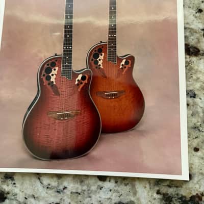 10 Ovation  8 x 10 color glossy promotional photos steel string classical nylon Adamas image 7