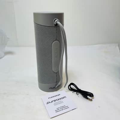 PureGear PureBoom Wireless Bluetooth Speaker Gray Portable 13hr Battery E85BB image 2