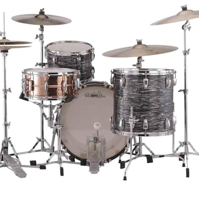 Ludwig Classic Maple 3-Piece Drum Shell Pack - Vintage Black Oyster image 3