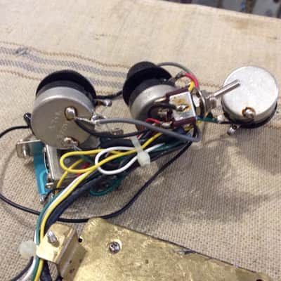 Used G&L Electric Guitar Import Wiring Harness Assembly & Pickups Legacy HSS Strat Style image 9