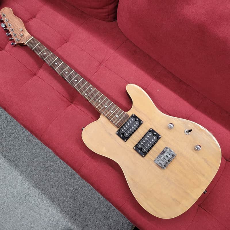 Unknown T-Style Parts Guitar HH - Natural image 1