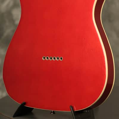1985 Fender '62 reissue Custom Telecaster Double Bound Candy Apple Red MIJ Japan image 19