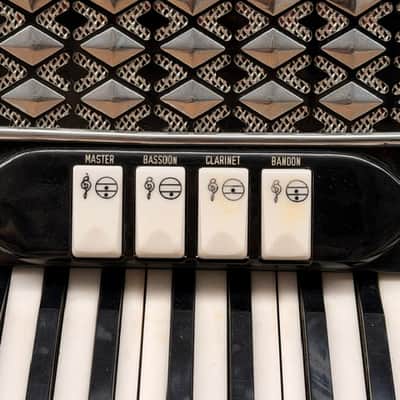 Rare R.J.H. Bellcordion – Vintage Custom Accordion image 5