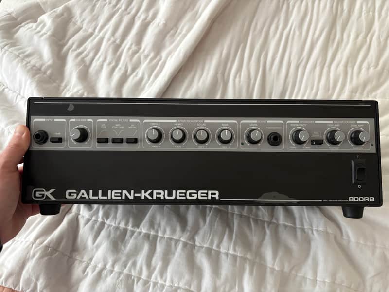 Gallien-Krueger 800RB 300 / 100-Watt Bi-Amp Bass Amp Head 1990s - Black image 1