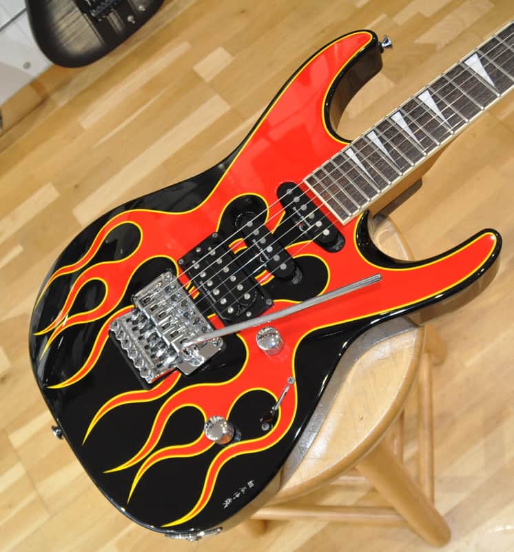 JACKSON Dinky DK2 Hot Rod Flames / 1999 Made In Japan / 9717956 image 1