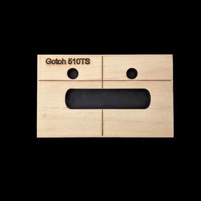 Gotoh 510TS 2 point S-Style 2 piece Bridge Routing Template set image 1
