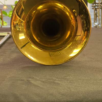 VINTAGE 1960s King 2B Liberty Straight Tenor Trombone image 10