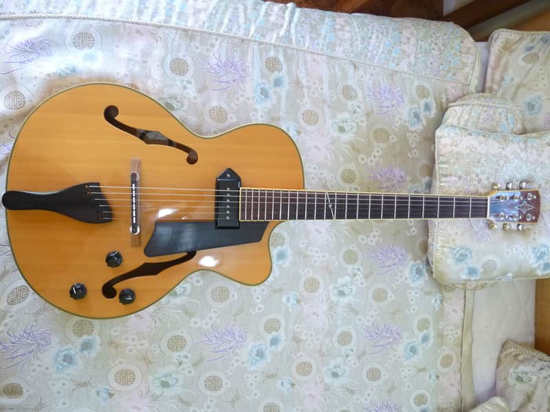 Alvarez AD65CE Blonde Hollow Body image 1