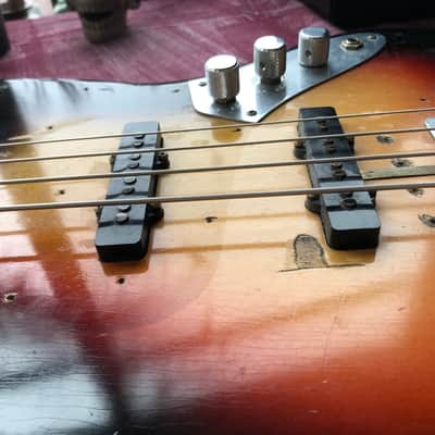 Rare Tinted Fender Custom Shop Jaco Pastorius Tribute Jazz Bass Relic 1999 - 2019 - 3-Color Sunburst image 4