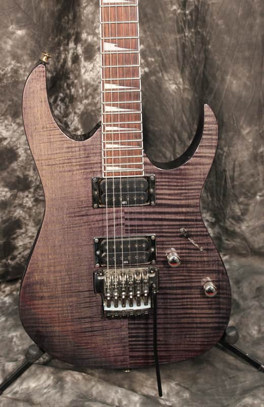 2008 Ibanez RG320DXFM Transparent Grey Electric Guitar | Reverb