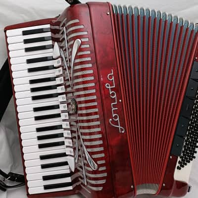 Sonola (Guerrini) accordion Teclas 1975-1980 - Rojo image 1