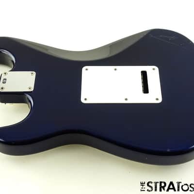 USED 1996 Fender MIM Standard Stratocaster Strat LOADED BODY Alder Cobalt Blue image 2