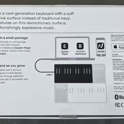 ROLI Seaboard Block 24-Key Expressive MIDI Keyboard Controller image 8