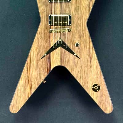 Dean Guitars - USA -ML - Custom - Black Limba Oil Finish (Korina) - Seymour Duncan Jazz & Jeff Beck / with Black Pickup Rings - Slim D Neck Profile - Reverse 6 Inline Headstock - Jumbo Jeskar Frets - Gold Hardware - w/OHSC - Call for Best Price !!! image 1