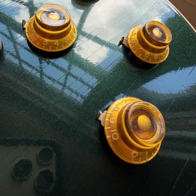 2025 Gibson M2M Custom Shop ‘57 Reissue R7 Murphy Ultra Light Aged Stinger - British Racing Green image 15