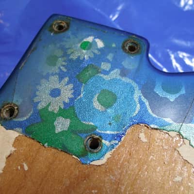 Real Fender Telecaster 1968 Blue Floral Body & Pickguard - Rarest Tele Model & Pickguard Ever? image 11