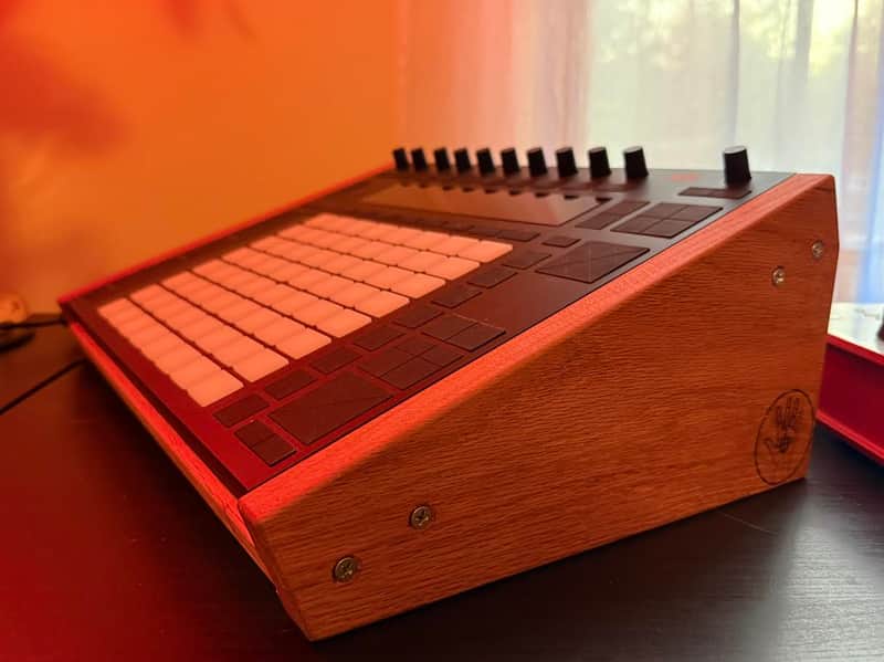 Ableton Push 2 Controller - Black w/ Custom Wooden Stand image 1