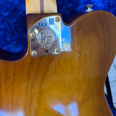 Fender 75th Anniversary Commemorative Telecaster 2021 - 2-Color Bourbon Burst image 4