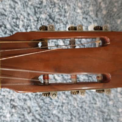 Vintage 1950-60s Geronimo Villafan La Michoacana Classical Flamenco Acoustic Guitar Made In Mexico Beautiful Design Lush Huge Tones Garrido Case image 8