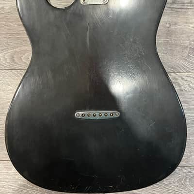 WanderKaueven Custom T-Style Electric Guitar - aged black finish image 12