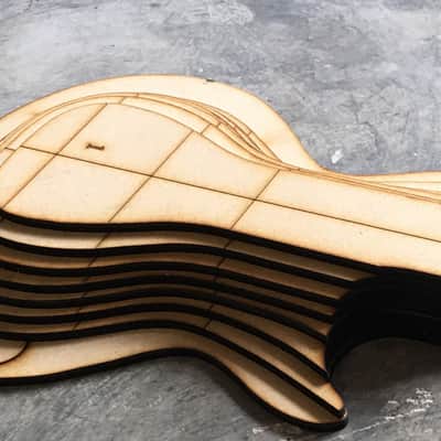 Guitar Building Templates 1958, 1959, 1960 Les Paul Standard top Carving Template for Luthier 1959 image 3