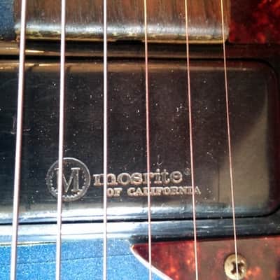 Mosrite Mark V Ventures  1966 Blue Sparkle image 10