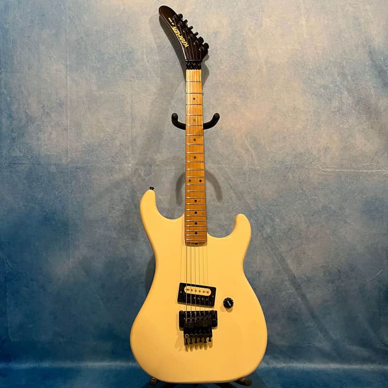 Kramer Japan JK-1000SBL ペイサーヘッド Kramer ESP JK-1000 1980s Japan Floyd Rose Reverse Head Stock | Reverb