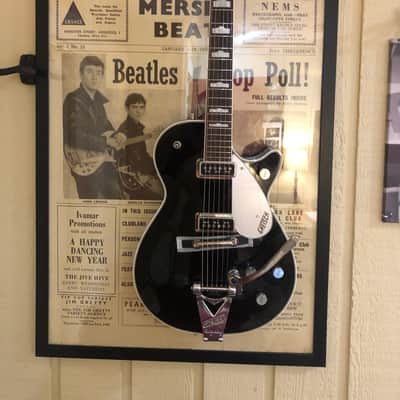 Gretsch G6128T-GH George Harrison / 1st production year 2011 / Duo Jet Electric Guitar w/ original Gretsch tweed case & ALL original Gretsch Documents … Near “Mint” image 1