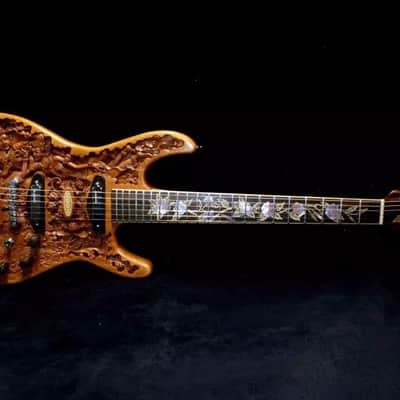 Blueberry Handmade Electric Guitar Hindu Motif with Seymour Duncan Pickups image 14