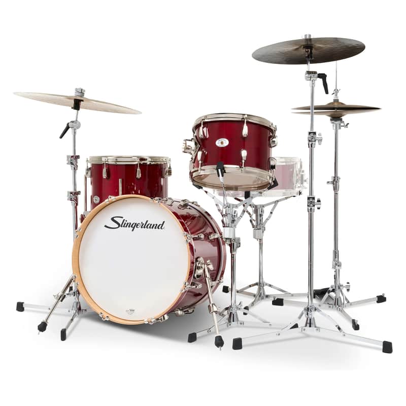 Slingerland Studio King 8x12 14x14 14x18 Royal Crimson Red image 1