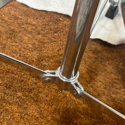 Tama Red Label Double Tom Clip Mount Stand (1274-TTS-186) 80's - chrome image 13