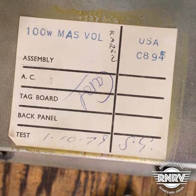 Marshall JMP 2203 Mk2 Master Model Lead 100-Watt Guitar Amp Head 1975 - 1981 - White image 18
