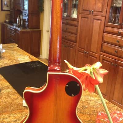 Samick Artist Series Early 90s Cherry Sunburst Les Paul copy good wood great player image 5