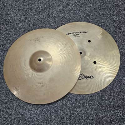 Hi-Hat Cymbals 14" Zildjian Avedis Quick Beat USED! RKQBZ250226 image 1
