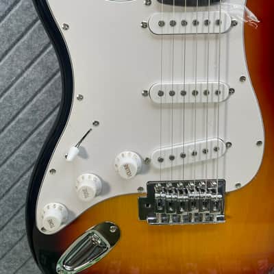 Harley Benton ST-20 LH Left Handed SB SSS Inc Our In-USA Fret Dress USA Stock Fast Ship Vintage Sunburst image 5