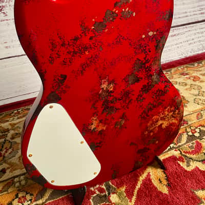 2026 Bell & Hern SG Custom "Red Hot Lover" Seymour's Kluson's w/HSC Mahogany body and neck Rosewood fretboard Angus, Derek, Carlos image 3