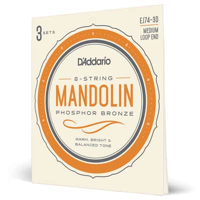 D'Addario Phosphor Bronze Mandolin Strings 11-40 3-Pack image 6