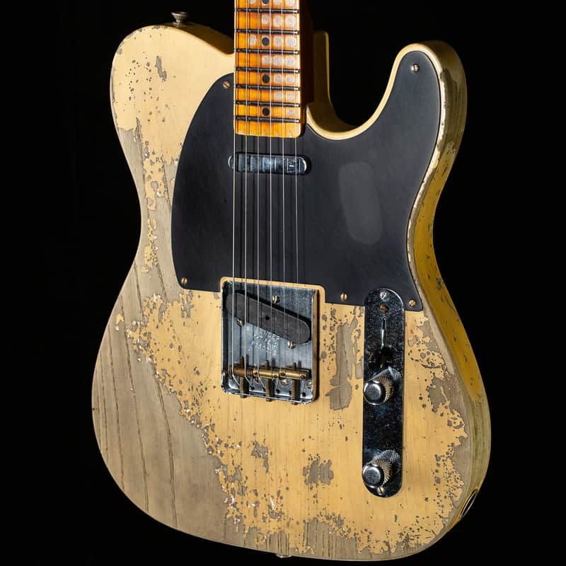 Fender Custom Shop 1951 Telecaster Super Heavy Relic Super Faded Aged Nocaster Blonde (215) image 1