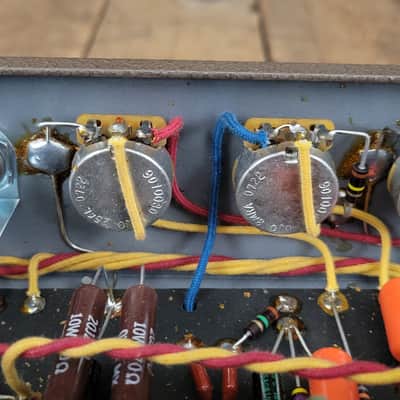 Victoria Regal II - Blond Tolex 2008 15" hand wired tube amp image 17