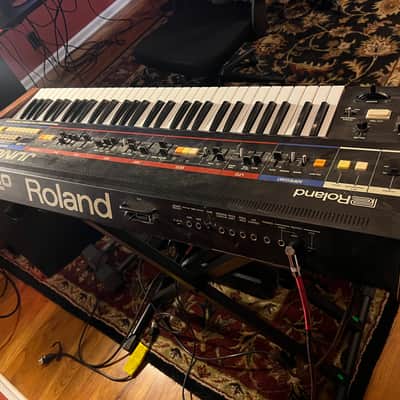 Roland Juno-60 61-Key Polyphonic Synthesizer 1982 - 1984 - Black image 3