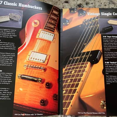 Gibson Pickup Brochure 2000’s P-90 57 Classic & More image 2