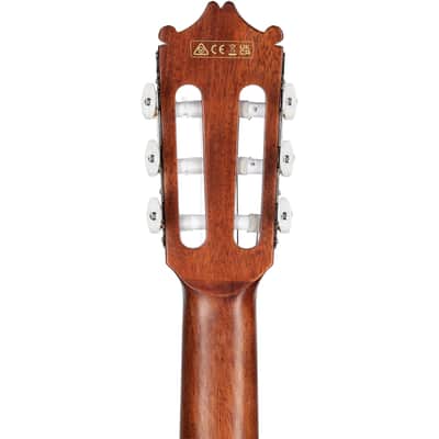 Ibanez GA5TCE3 Classical Acoustic-Electric Guitar, Amber High-Gloss image 6