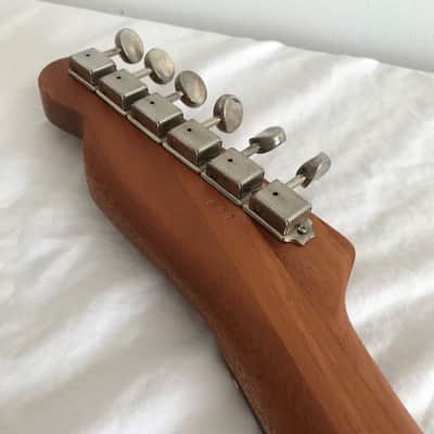 Electric Guitar - Brown Reclaimed Wood - T-Style - Fork Lift 027 image 9