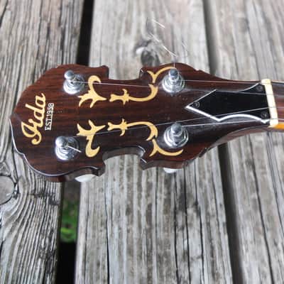 Lida 236 5 String Banjo Early 70s - Flame Maple Burst image 8