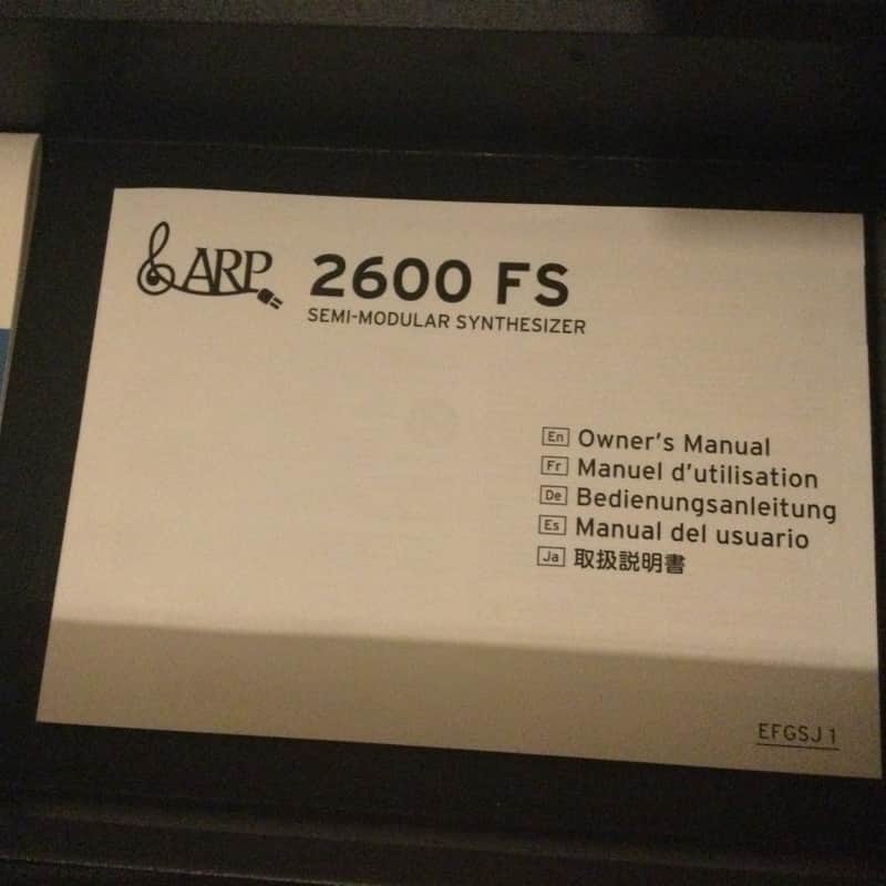 Korg ARP 2600 : Manuals Only image 1